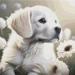 (image for) White Lab Puppy